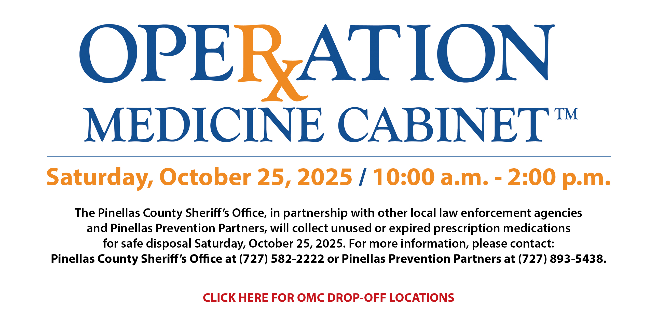 Operation Medicine Cabinet